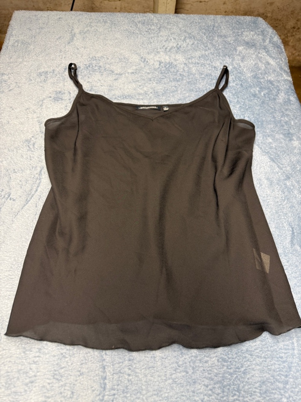 Notations Black Spaghetti Strap Camisole